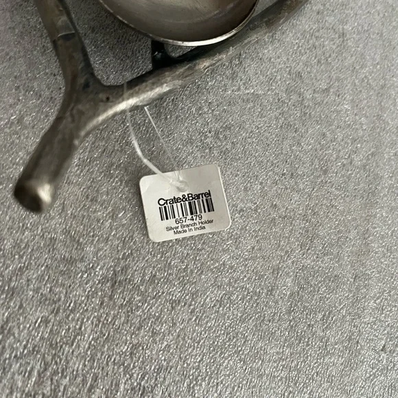 Crate&Barrel Silver Branch 8 Candle Holders or Wall Sculpture - Picture 2 of 7